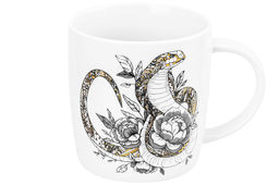 Кружка 380 мл 12,5*9*9,3 см Змея, NEW BONE CHINA - Elan gallery фото 9