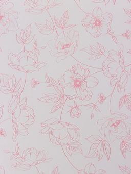 Цена за 20 шт. Плёнка флористическая для цветов, «Букет цветов», розовая, 57×57 см