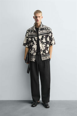 LEAF PRINT SHIRT