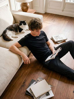 Standart Kal?p ?izgili Erkek Pijama Alt?