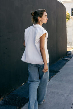 CAMISA MANGA ABULLONADA / Blanco - Zara фото 2