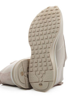 03-A180-2 LT. BEIGE Кроссовки женские (натуральная кожа)