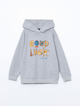 Kap??onlu Erkek ?ocuk Sweatshirt