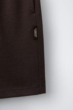 INTERLOCK SLOGAN T-SHIRT AND BERMUDA SHORTS SET - Zara фото 8