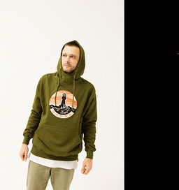 Худи ЗАПОРОЖЕЦ Ogon GREEN  фото 2
