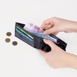 Кошелёк на кнопке, цвет чёрный - Textura фото 6