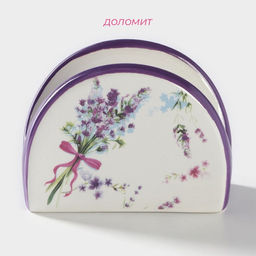 Салфетница Доляна Лаванда, 9,574,3 см фото 2