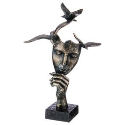 СТАТУЭТКА МЫСЛИ 19,5*12,5*34 СМ. СЕРИЯ ФЬЮЖН