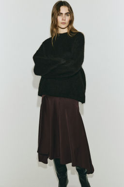 Falda en sarga satinada - H&m фото 3