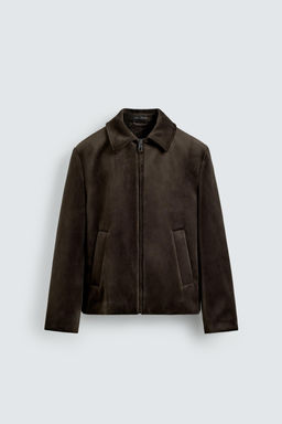 REGULAR FIT VELVET JACKET - Zara фото 7