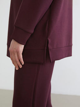 Dik Yaka Kad?n Sweatshirt Tunik