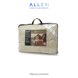 Одеяло Верблюжья шерсть (Тик), Облегченное, 150 гр/м2 1,5-сп. - Alleri фото 2