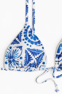 Top de bikini triangular con relleno - H&m фото 6