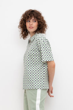 VERY NEAT _ ЕВТ 3210/шалфей,мозаика фуфайка жен  фото 2