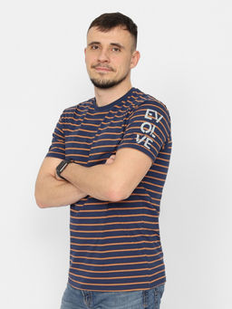 CRB wear/FSSM 60229-41 Футболка мужская,темно-синий/Ex.Cherubino