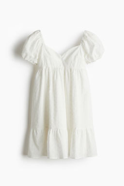 Vestido con manga puffy