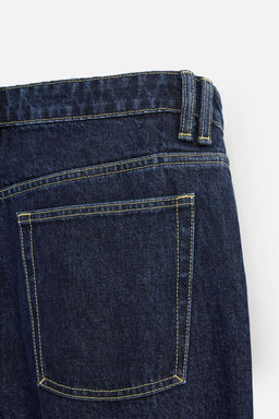 STRAIGHT FIT JEANS WITH TOPSTITCHING - Zara фото 10