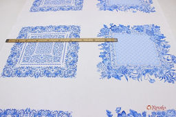 Перкаль Илона (Гол.платок 0,74м*0,81м) цв.белый, ш.1.5м, хл-100%, 105гр/м.кв, раппорт 81см - Купава фото 3