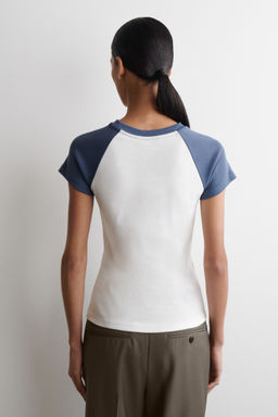 CAMISETA AJUSTADA DE ALGOD?N - H&m фото 3