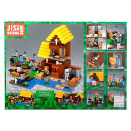 Конструктор Мой мир JISI BRICKS «Фермерский домик», 561 деталь