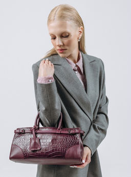 Сумка Lanotti CROCO LINE 8346/фиолетовый