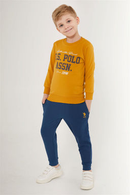 U. S. Polo Assn Горчичный пижамный комплект для мальчика - U.s. polo assn фото 7