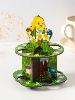 Подставка для 8 яиц в двух ярусах Цыплёнок, 15.5?12.5 см