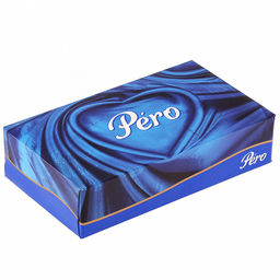 Салфетки бумажные "GrandPero non-stop ", 2-х слойные 20х20см, 100 штук в коробочке, цвета микс2 (Россия)