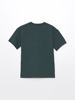 Oversize Bisiklet Yaka Erkek ?ocuk Ti??rt