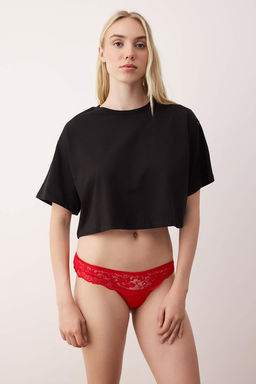 Siyah-Cok Renkli 3lu Paket Micro Dantel Detayl? Brazilian Orme Kulot THMAW26KU00025 - Trendyolmilla фото 6