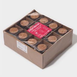 Набор баночек для специй Доляна «Парфе. Облачко», 100 мл, 6.5×5×7.5 см, с пробковой крышкой, 12 шт.