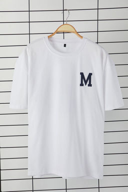 TRENDYOL MAN Lacivert Oversize/Genis Kesim K?sa Kollu Sanat Bask?l? 100% Pamuklu T-Shirt TMNSS21TS3559 - Trendyolmilla фото 30