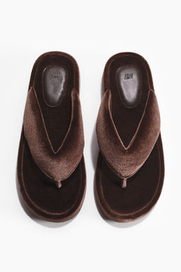 Chancletas de velour - H&m фото 3