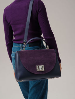 Сумка Azaro 30608 фиолетовый цветок