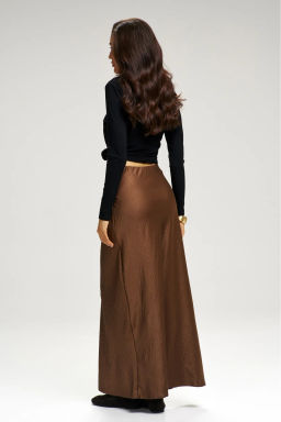 Юбка-годе атласная Tobacco - Erist store фото 4