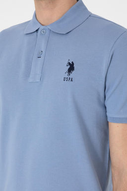 Erkek Slim Fit Polo Yaka Mavi Basic Ti__rt Sepette S_rpriz _ndirim - U.s. polo assn фото 7