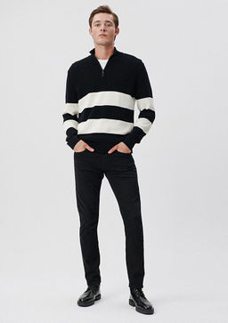 Jake Mavi Black Antrasit Jean Pantolon