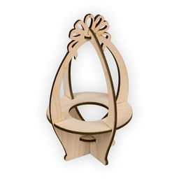 Заготовка для декорирования Mr. Carving ВД-548 Подставка под яйцо Подарочная фанера 9 х 9 х 15 см