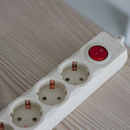S-GSU5-3 IVORY Cетевой фильтр серии Universal, 3м (Пвс 3*0,75), 5 гнезд, с/з. 10А. Защита от перенапряжения, короткого замыкания. TM Uniel.