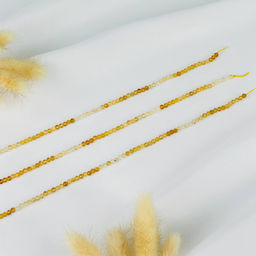 Бусины для украшений из Цитрина (110 бусин) 39 см