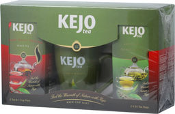 KejoFoods. Чайный набор с кружкой карт.упаковка, 50 пак.
