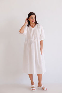 13187 Платье молочное из хлопка - Martichelli фото 16