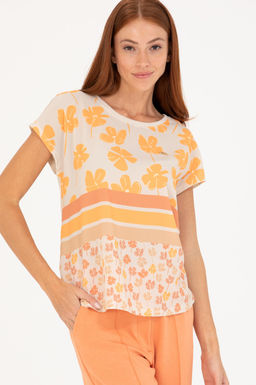 U. S. Polo Assn Женская футболка с круглым вырезом Stone