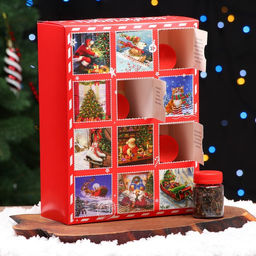 Чай подарочный адвент-календарь Новогодняя почта, 215 г