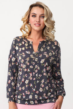 Блузка женская 3055/08/Серый - Rise фото 5