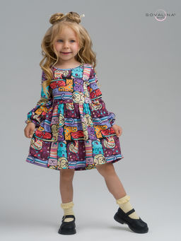 Платье Моана коты в горошек - Sovalina фото 2