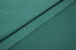 Джинс с ворсом цв.Винтажный темный изумруд, СОРТ2, ш.1.5м, хлопок-100%, 330гр/м.кв - Купава фото 5