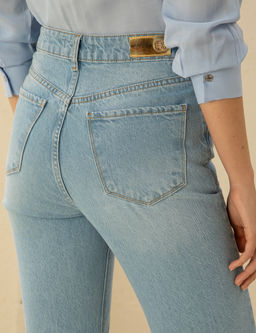 A__k Mavi Straight Fit Jean Pantolon