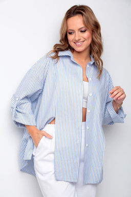 Костюм Liona Style 898 светло-синяя полоска