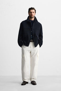 WOOL BLEND SHORT COAT - Zara фото 3